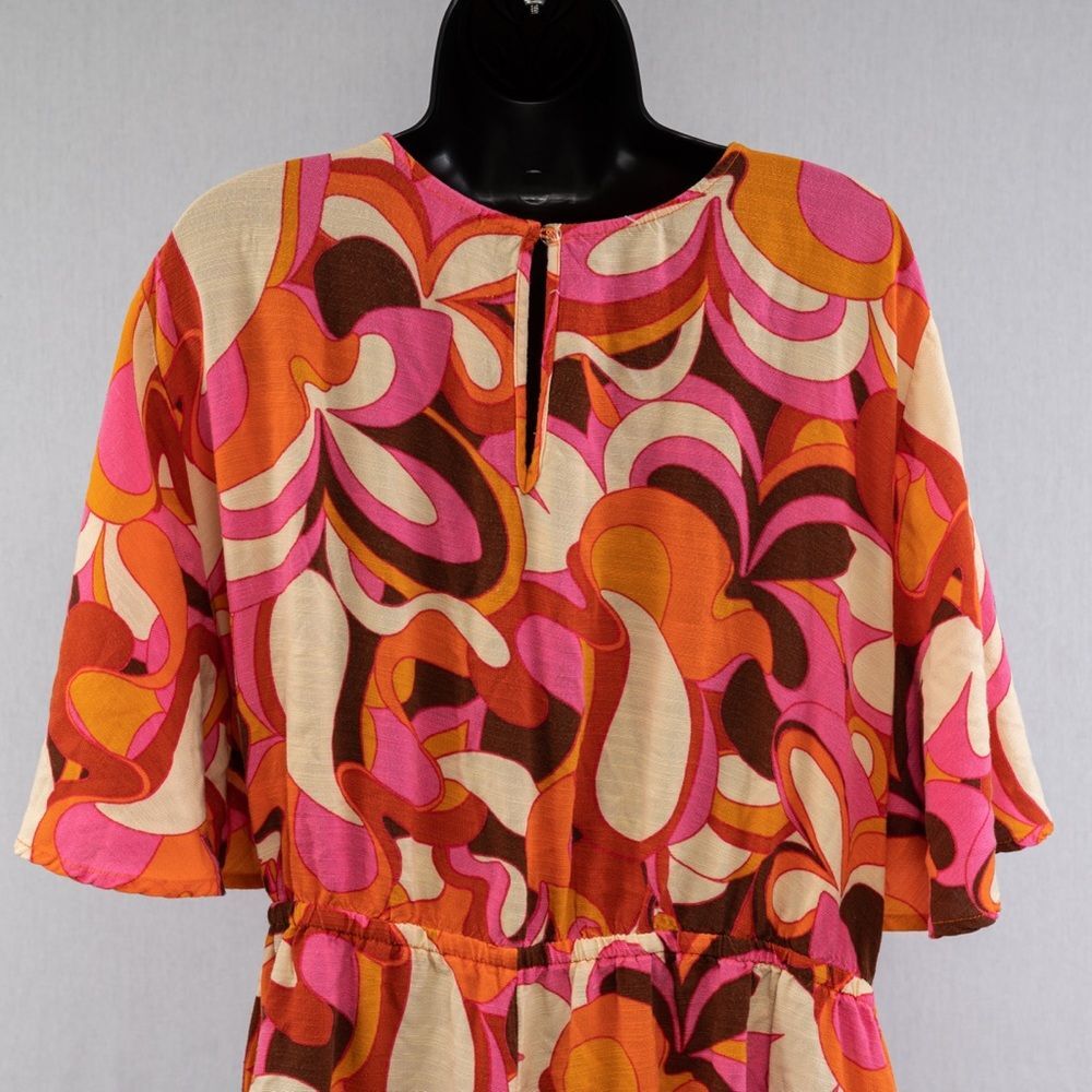 Ava & Viv Multicolored Wrap Romper Size 2x - image 8